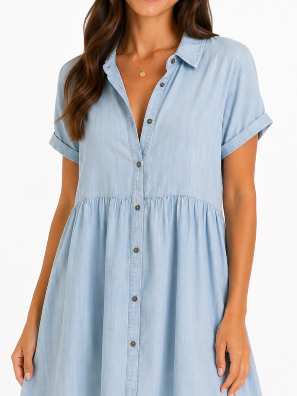 Easel  Blue Dress.